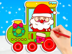 Xogo Coloring Book: Christmas Train