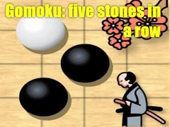 Xogo Gomoku: five stones in a row