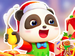 Xogo Jigsaw Puzzle: Baby Panda Christmas Chef