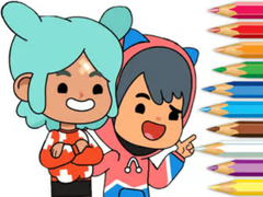 Xogo Coloring Book: Toca Boca Friends