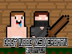 Xogo Baby Noob vs Heroman 2 Player