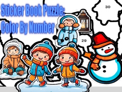 Xogo Sticker Book Puzzle: Color By Number