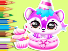 Xogo Coloring Book: Baby Fluff's Birthday