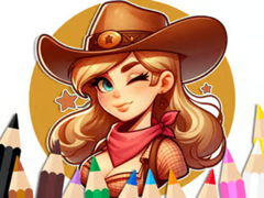 Xogo Coloring Book: Cowgirl