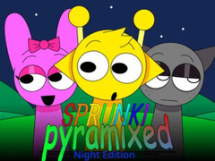 Xogo Sprunki Pyramixed: Night Edition
