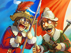 Xogo Musketeers Gunpowder vs Steel