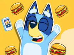 Xogo Jigsaw Puzzle: Burger Dog Bluey