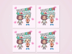 Xogo Toca Life Memory Card Match