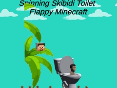 Xogo Spinning Skibidi Toilet Flappy Minecraft