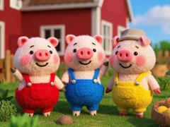 Xogo Find The Differences: The 3 Little Pigs