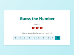 Xogo Guess The Number