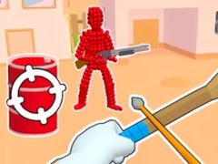 Xogo Stickman Archer Shooting Arrows at Reds