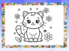 Xogo Beautiful Cats Coloring Book