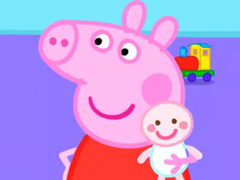 Xogo Jigsaw Puzzle: Peppa Pig New Baby