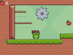 Xogo Green Ninja Collects Apples