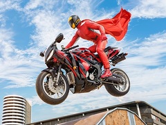 Xogo Real Motorbike Super Hero Stunt 3D