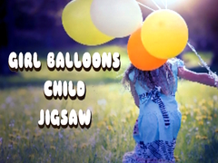 Xogo Girl Balloons Child Jigsaw