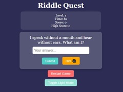 Xogo Riddle Quest Brain Teaser