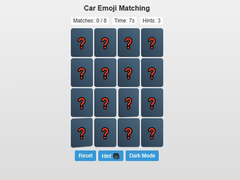 Xogo Car Emoji Matching