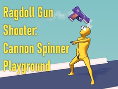 Xogo Ragdoll Gun Shooter: Cannon Spinner Playground