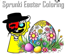 Xogo Sprunki Easter Coloring