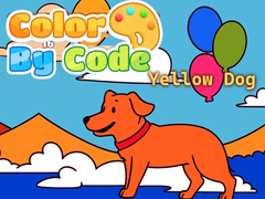 Xogo Color By Code: Yellow Dog