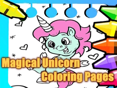 Xogo Magical Unicorn Coloring Pages