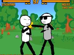 Xogo Stickman Gun - Less Fighting
