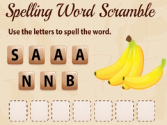 Xogo Spelling Word Scramble