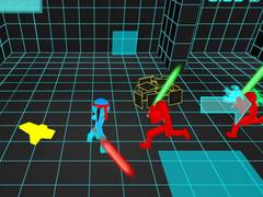 Xogo Stickman Neon Sword Fighting
