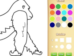 Xogo Gorilla Coloring Book for Kids