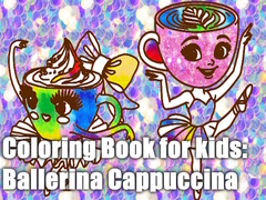 Xogo Coloring Book for kids: Ballerina Cappuccina 