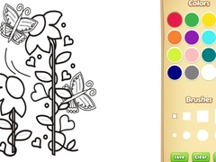 Xogo Butterflies and Flowers Coloring Book for Kids