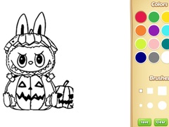 Xogo Halloween Labubu Coloring & Drawing Game