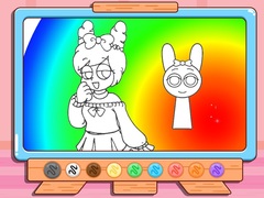 Xogo Coloring Book: Pinki Sprunki Makeover