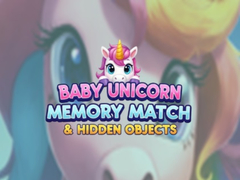 Xogo Baby Unicorn Memory Match & Hidden Objects