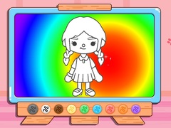 Xogo Coloring Book: Toca Boca Girl