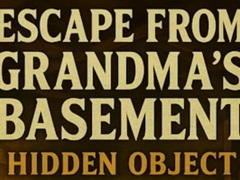 Xogo Escape From Grandma's Basement Hidden Object