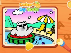 Xogo Color By Code: Polar Bear