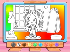 Xogo Coloring Book: Avatar Girl Dress Up Shopping