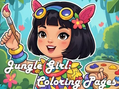 Xogo Jungle Girl: Coloring Pages