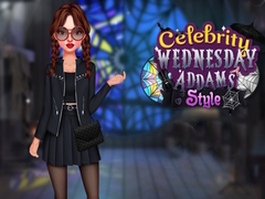 Xogo Celebrity Wednesday Addams Style
