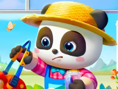 Xogo Jigsaw Puzzle: Baby Panda Little Farmer