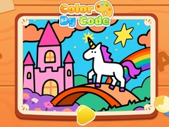 Xogo Color By Code: Rainbow Unicorn