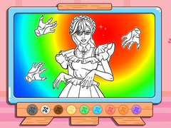 Xogo Coloring Book: Wednesday Addams Dancing