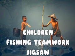 Xogo Children Fishing Teamwork Jigsaw