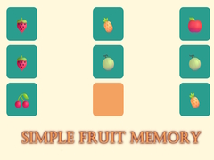 Xogo Simple Fruit Memory