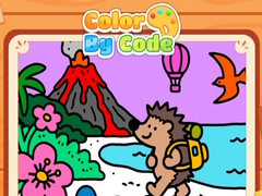 Xogo Color By Code Volcano Hedgehog