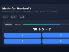 Xogo Maths For Class V