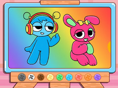 Xogo Coloring Book: Sprunki Pinki & Oren